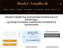 Tablet Screenshot of absolut-traepiller.dk